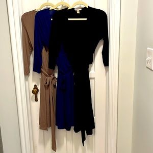 Bundle of 3 BR wrap dresses